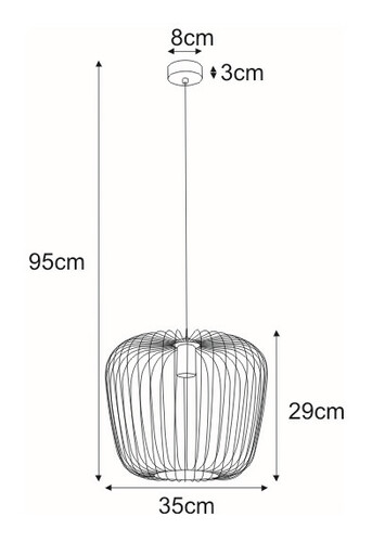 Lampa wisząca K-4103 z serii EDEN 2