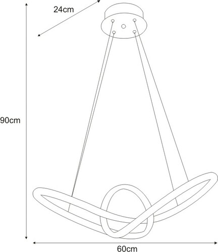 Lampa wisząca K-8067 z serii ANSARI 2
