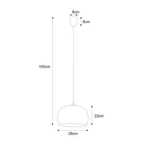 Lampa wisząca K-3507 z serii ANGUS 3