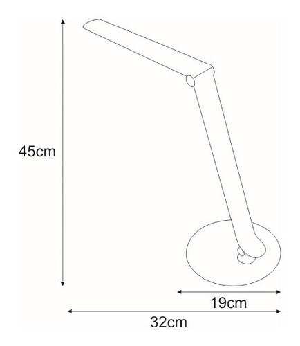 Lampka biurkowa K-BL1201 SREBRNY z serii DUO 2