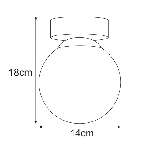 Lampa sufitowa K-5363 z serii MEGAN 3