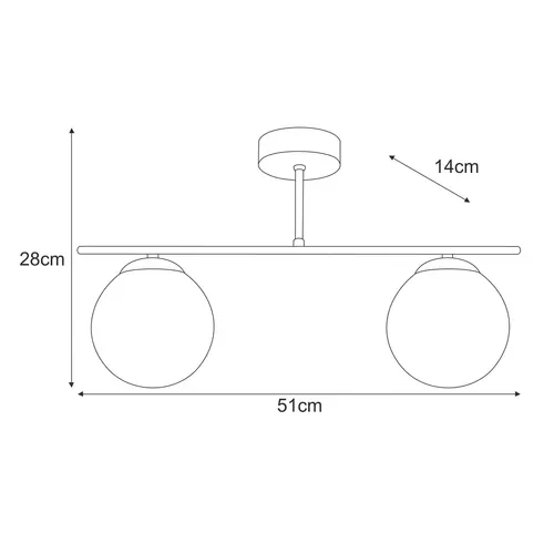 Lampa sufitowa K-5411 z serii GRAND 2