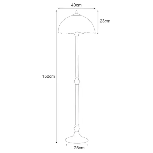 Lampa podłogowa K-F161386 z serii BUTTERFLY 3
