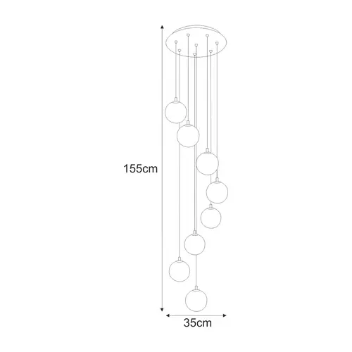 Lampa wisząca K-5552 z serii ASPEN 2