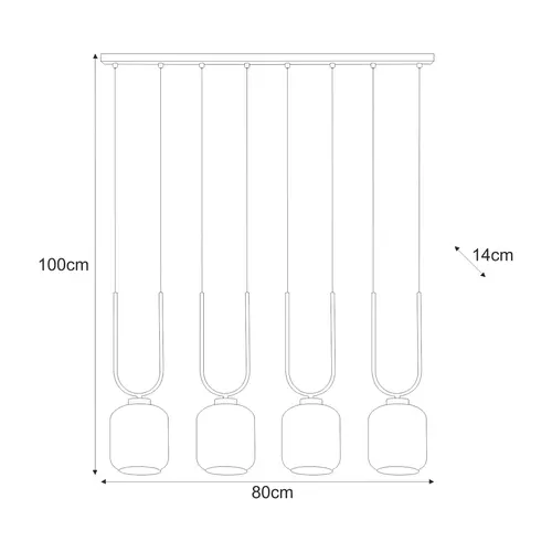 Lampa wisząca K-5582 z serii CONI 2