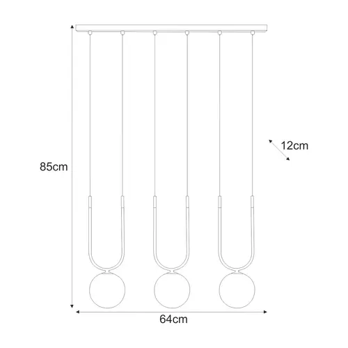Lampa wisząca K-5591 z serii ENZO 2