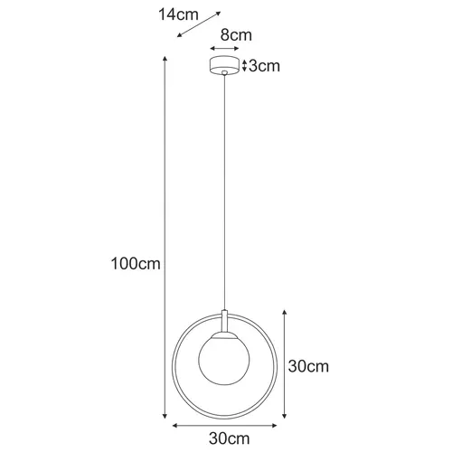 Lampa wisząca K-5473 z serii MALTA 2