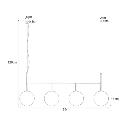 Lampa wisząca K-4883 z serii FARO 2