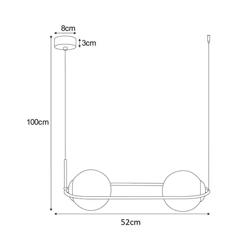 Lampa wisząca K-5102 z serii PARVA 5