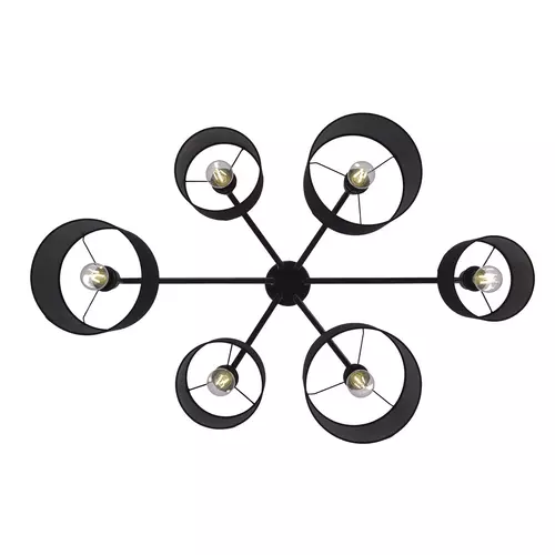 Lampa sufitowa K-4321 z serii SIMONE BLACK 6