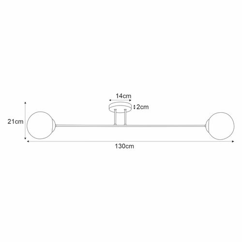 Lampa sufitowa K-5405 z serii LUMIA 2