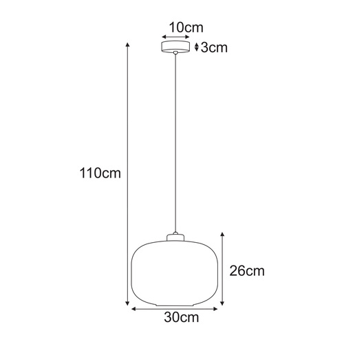 Lampa wisząca K-5661 z serii CAMPO 2