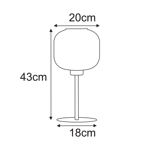 Lampka stołowa K-5656 z serii CLARK 2