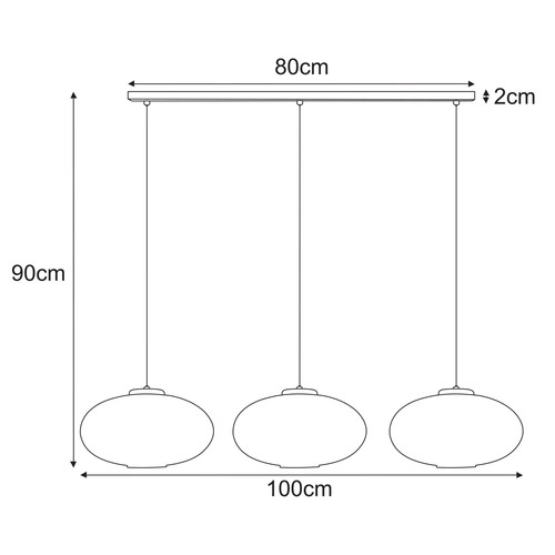 Lampa wisząca K-5675 z serii DROP 2