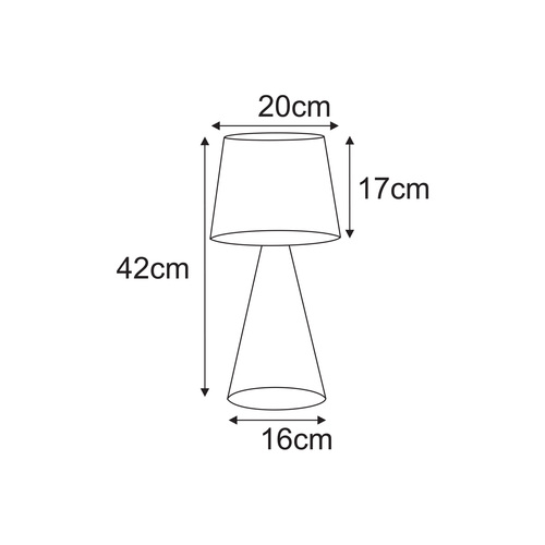 Lampka stołowa K-5816 z serii LIVIA 2