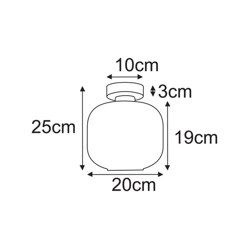 Lampa sufitowa K-5642 z serii SPARTA 2