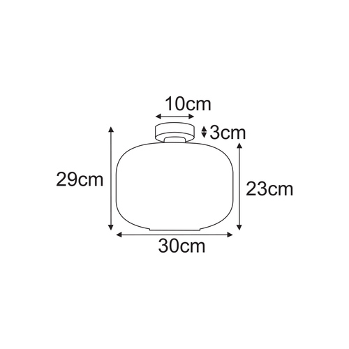 Lampa sufitowa K-5643 z serii SPARTA 2