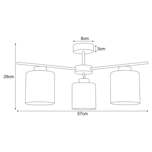 Lampa wisząca K-5811 z serii VANES 2