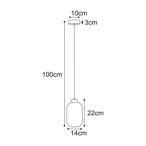 Lampa wisząca K-5730 z serii VILAR 2