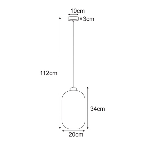 Lampa wisząca K-5731 z serii VILAR 2