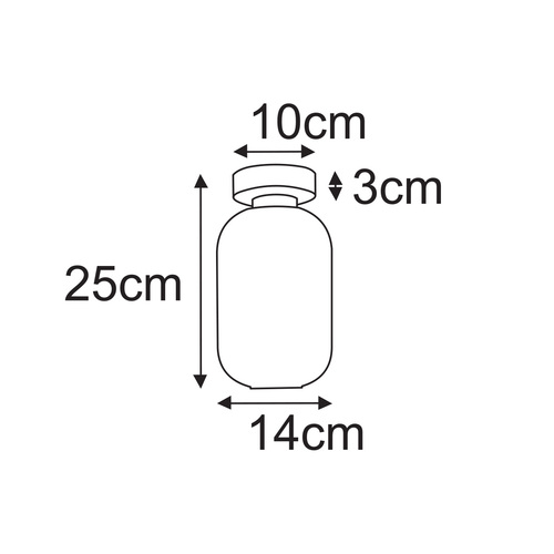 Lampa sufitowa K-5732 z serii VILAR 2