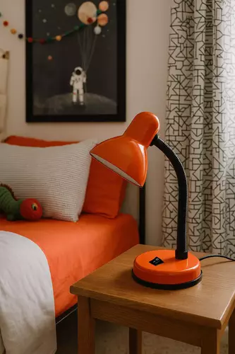 Lampka biurkowa K-MT-203 POMARAŃCZOWY z serii CARIBA 10