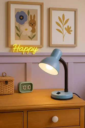 Lampka biurkowa K-MT-203 TURKUSOWY z serii CARIBA 4