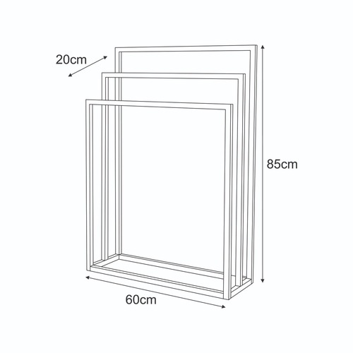 Meble dekoracyjne KS-52 WIESZAK TOWEL III z serii KAJA HOME 5