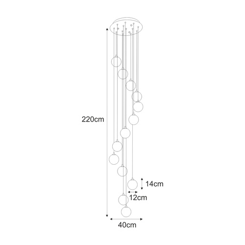 Lampa wisząca KP-29 z serii ASPEN 8