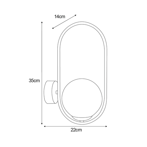 Kinkiet K-5472 z serii MALTA 8