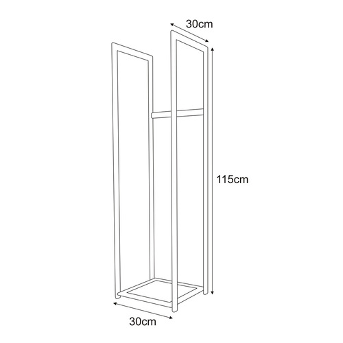 Stojak na drewno KS-13 WOOD M - KAJA HOME 8