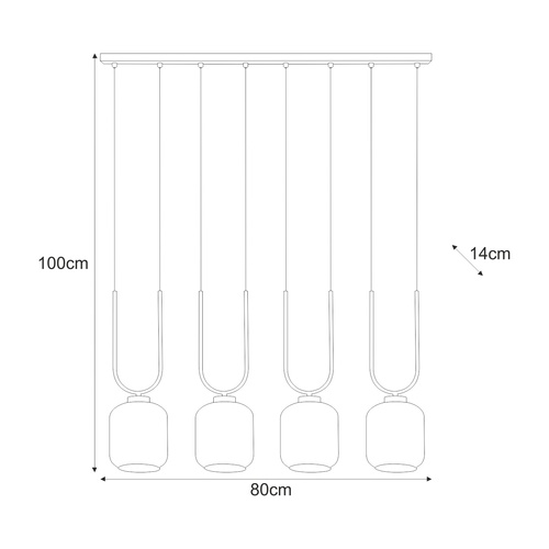 Lampa wisząca K-5582 z serii CONI 5