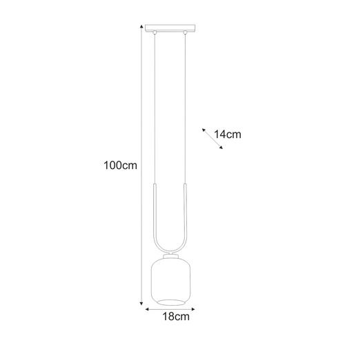 Lampa wisząca K-5585 z serii BONO 6