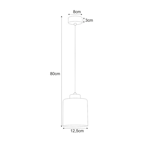 Lampa wisząca K-5525 z serii LUNA 6