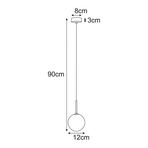 Lampa wisząca K-5680 z serii AURA 7