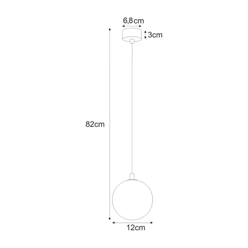 Lampa wisząca K-5550 z serii ASPEN 8