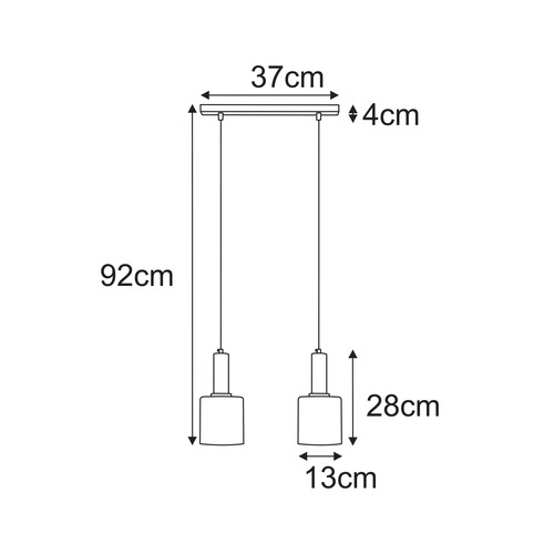 Lampa wisząca K-5876 z serii AIGO 9