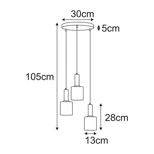 Lampa wisząca K-5878 z serii AIGO 8