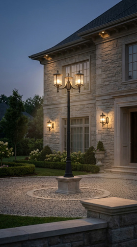Lampa ogrodowa stojąca K-8223 z serii MIAMI 4