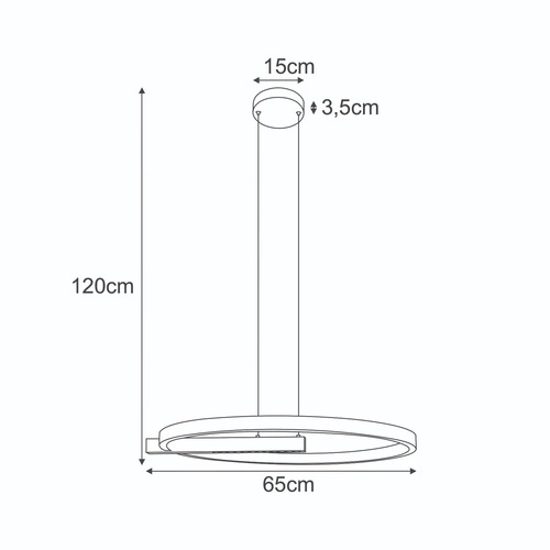 Lampa wisząca K-8233 z serii METIS 6