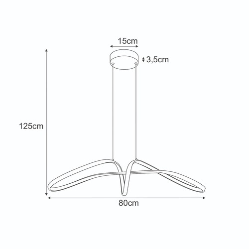 Lampa wisząca K-8235 z serii SNOW 10
