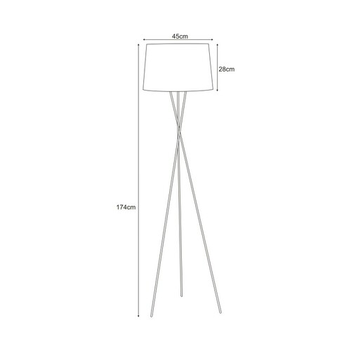 Floor lamp K-4353 - REMI BLACK 5