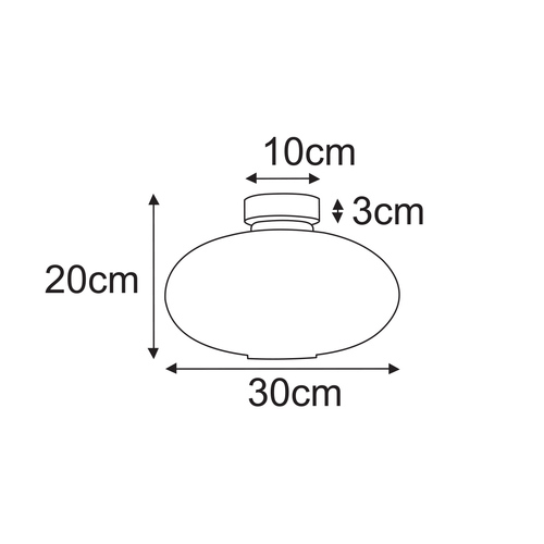 Lampa sufitowa K-5671 z serii PESO 7