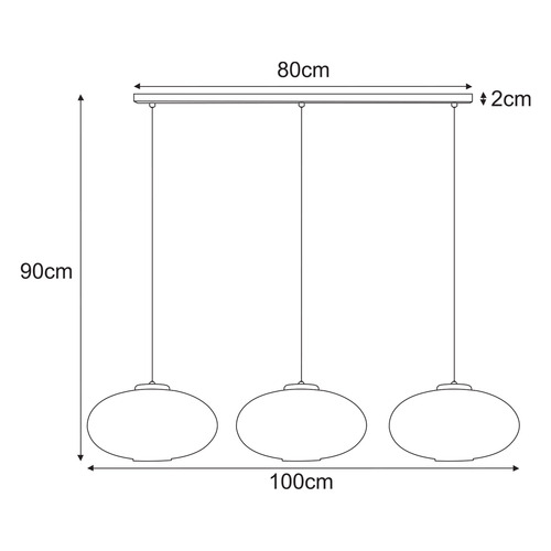 Lampa wisząca K-5678 z serii ARCO 11