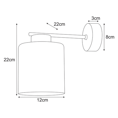 Kinkiet K-5813 z serii VANES 8