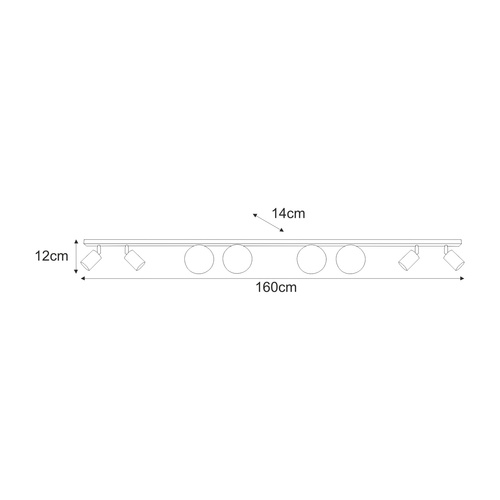 Lampa sufitowa K-5833 z serii ASPA 9