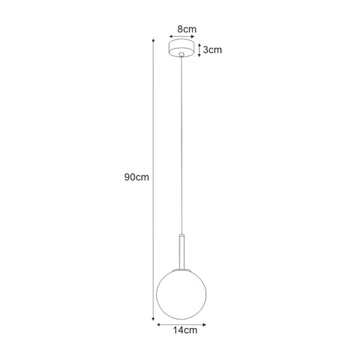 Lampa wisząca K-4885 z serii FARO 9