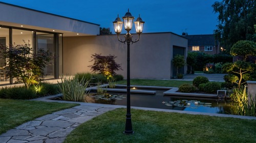 Lampa ogrodowa stojąca K-7006A2/3 CZARNY z serii LOZANA 4