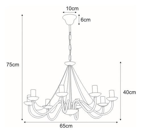 Lampa wisząca K-3992 z serii BARTEZ 7