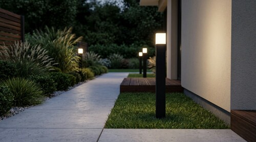 Lampa ogrodowa stojąca K-8142 z serii GENEVA 2